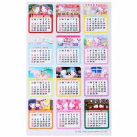 在飛比找樂天市場購物網優惠-大賀屋 日本製 Hello Kitty 貼紙 2020 月曆