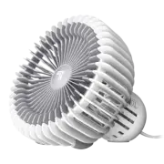 Sharper Image By Vornado Refresh 01 Desktop Fan (Ice White, Brown Box)