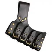 PU Leather Sword Frog Renaissance Rapier Holder Waist Belt Side Carry Hanger