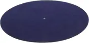 Cabilock Record Player Mat Anti-Slip Felt Record Pad Turntable Turntable Platter Mat Vinyl Record Player Protective Mat for Home Record Players Navy