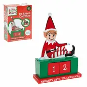 Advent Calendar Countdown Elf Behaving Badly Elves Red Christmas Stocking Filler