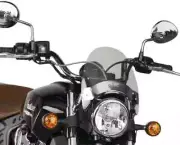 NC Windshield Light Tint Chrome Hardware 9in Honda Interstate 1300 10-15