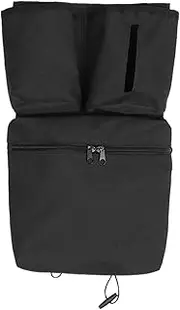 Oxford Cloth Baby Stroller Organizer, Baby Pushchair Organiser, Pram Bag Stroller Organizer, Multifunctional Baby Pram Storage Bag With Cup Holder Fit All Baby Stroller Long Lasting For Travel, Black,