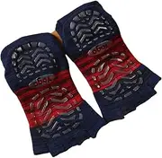 [svlftecon] Unisex Yoga Pilates Socks with Grips Non Slip Full Toe/Toeless for All Seasons Series 5