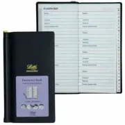 Letts Remember Password Book 090127, Legacy Edition, 5-3/4 x 2-3/4", Black cover