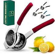 Bellemain Stainless Steel Lemon Press | Manual Citrus Juicer | Lime & Lemon Squeezer | Easy to Clean & Dishwasher Safe