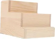 WOFASHPURET Nail Tool Organizer Wooden Compartment Storage Box for Manicure Supplies Large Capacity Nail Drill Bits Stand Portable Beauty Tool Holder for Salons and Home Use