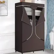 Portable Wardrobe Closet Storage Organizer Metal Hanging Rack