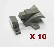 10 X Viscount Millard caravan cupboard door or draw catch / latch - GREY