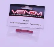 Venom Gambler 1:10 RC Short Course Truck SCT Alloy Front Pin Support Red 8625R