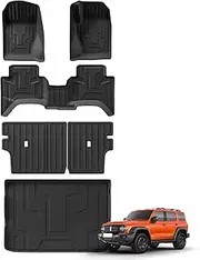 Foot Mats & Trunk Mat & Backrest Mats for GWM Tank 300 2025 2024 TPE Floor Cargo Liner Car Mats Accessories - Only Fit Right Hand Drive