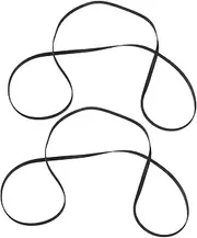 BESTonZON Turntable Accessories Record Player Belt Replacement Rubber Belt for Vinyl Record Player Easy to Install