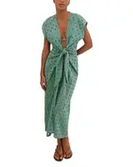 ViX Sasha Eyelet Cover-Up Dress