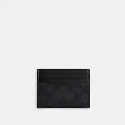 Slim Id Card Case In Signature Canvas