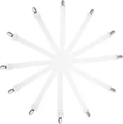 ROMISBABA Elegant Hidden Tablecloth Clips 6 Pack Bed Sheet Holders Straps Clamp for Outdoor Tables Picnic Camping Fastening Clips for Events