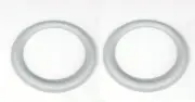 2 Replacement 6" Gray Speaker Rubber Surrounds For B&W Repair 153/141/113/109mm