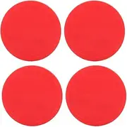 4 Pcs Plastic Air Ice Hockey Pucks Piece,Pucks Replacement Air Hockey Pucks Table Hockey Replaceable Air Hockey Game Table Hover for Tables Game Equipment (Medium(75mm))
