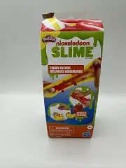 Play-Doh Nickelodeon SLIME Foodie Blends Strawberry Banana ScentDamage Packing
