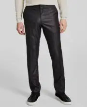 Kenneth Cole Reaction Men's Gray Techni-Cole Slim-Fit Suit Pants Size 36W 29L