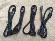 4 PCs eVGA 6 pin to 3x SATA POWER cable EVGA SuperNOVA G+ ,ORIGINAL