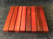 PEN BLANKS. 8 x Australian Jarrah hardwood. Woodturning timber. wood spindles.