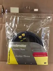 MonsterVideo Series 2 Monster Cable Video Interconnect Cable New A-3