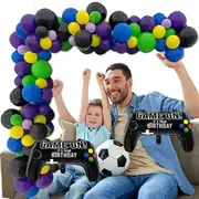 112Pcs Arch Balloon Set Battle Royal Fortnite Party Set Party Supplies Birthday Gaming Decoration