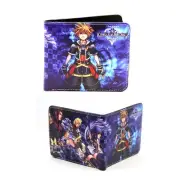 New Sora KINGDOM HEARTS BiFold Wallet Kingudamu Hatsu Credit Card Billfold