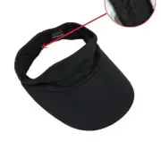 Summer Unisex Breathable Running Sun Protection Sun Visor Cotton Fabric Cap Golf