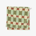 [WARMGREY TAIL] DOT CHECK TOWEL - CREAM ON MINT