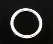 100pcs Close Jump Rings Silver Color Round Charms Jewelry DIY Crafting Findings