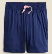 NWT J.Crew Crewcuts Boys' Size 10 Knit Tech Shorts Athletic Sports Shorts Navy