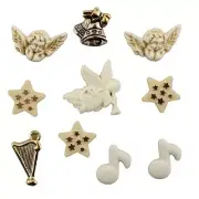 Angels Song - 4240 - Buttons Galore Embellishments - Craft Sewing Scrap