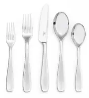 Robert Welch Mickleton Stainless Flatware Spoon, Forks, Knife, +++