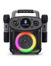 [Singing Machine] Mini Sparkle Bluetooth Karaoke Speaker in Black