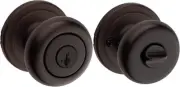 KWIKSET Juno Entry Door Knob Featuring Smartkey Security Venitian Bronze - NEW