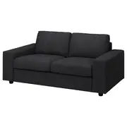 VIMLE 2-seat sofa, with wide armrests/Hillared anthracite