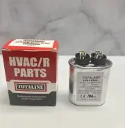 Totaline 5 MFD Oval Motor Run Capacitor 440/370VAC - Durable Replacement