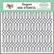 Carta Bella GARDEN GEOMETRIC Designer 6x6 Stencil Template "Flower Market"