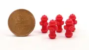 USA Made O Scale Fire Hydrant - Red - 5 Pack 480788