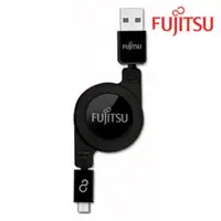 在飛比找墊腳石優惠-FUJITSU 富士通 MICRO USB 傳輸充電捲線 粉