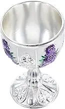 JECOMPRIS Elegant Mini Goblet Metal Wine Cup Vintage Cups Portable Reusable Stylish Occasion