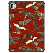 iPad Pro 11-inch (M4) iPad Impact Case just whales red iPad