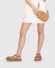 [Belle & Bloom] Morning Mood Chunky Stud Sandal - Camel