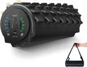 Vibrating Foam Roller Massager –Electric Foam Roller with 5 Vibration Intensitie