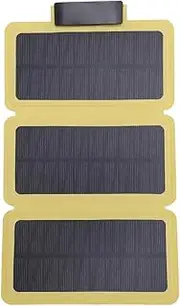 Outdoor Portable Solar Power Bank Ultra-Thin Solar Charging Panel Lightweight Solar Mobile Power Battery Charger for Camping Hiking Picnic Climbing