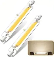 FDHVCB R7S LED 118 mm Dimmable Lamps, 20 W LED R7S 118 mm Light Bulb, Natural White, 4500 K, 2000 Lm, Replacement for 100 W Halogen Bulbs, No Flickering, 360° Beam Lighting, AC 220 V-240 V, Pack of 2