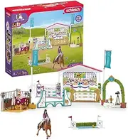 Schleich Horse Club, Horse Gifts for Girls and Boys, Friendship Horse Tournament Horse Set with Toy Horses, 36 Pieces