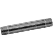 (25)-Anvil 3/4 In. x 6 In. Schedule 40 Steel Black Iron Nipple