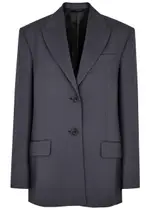 Acne Studios Woven Blazer - Blue - 36 (UK8 / S) 36 (UK8 / S)